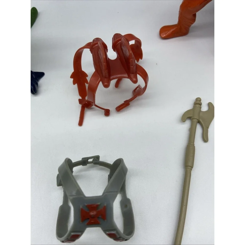 Vintage MOTU Action Figure Lot Skeletor Whiplash Wind Raider Mattel 1980s 11pc